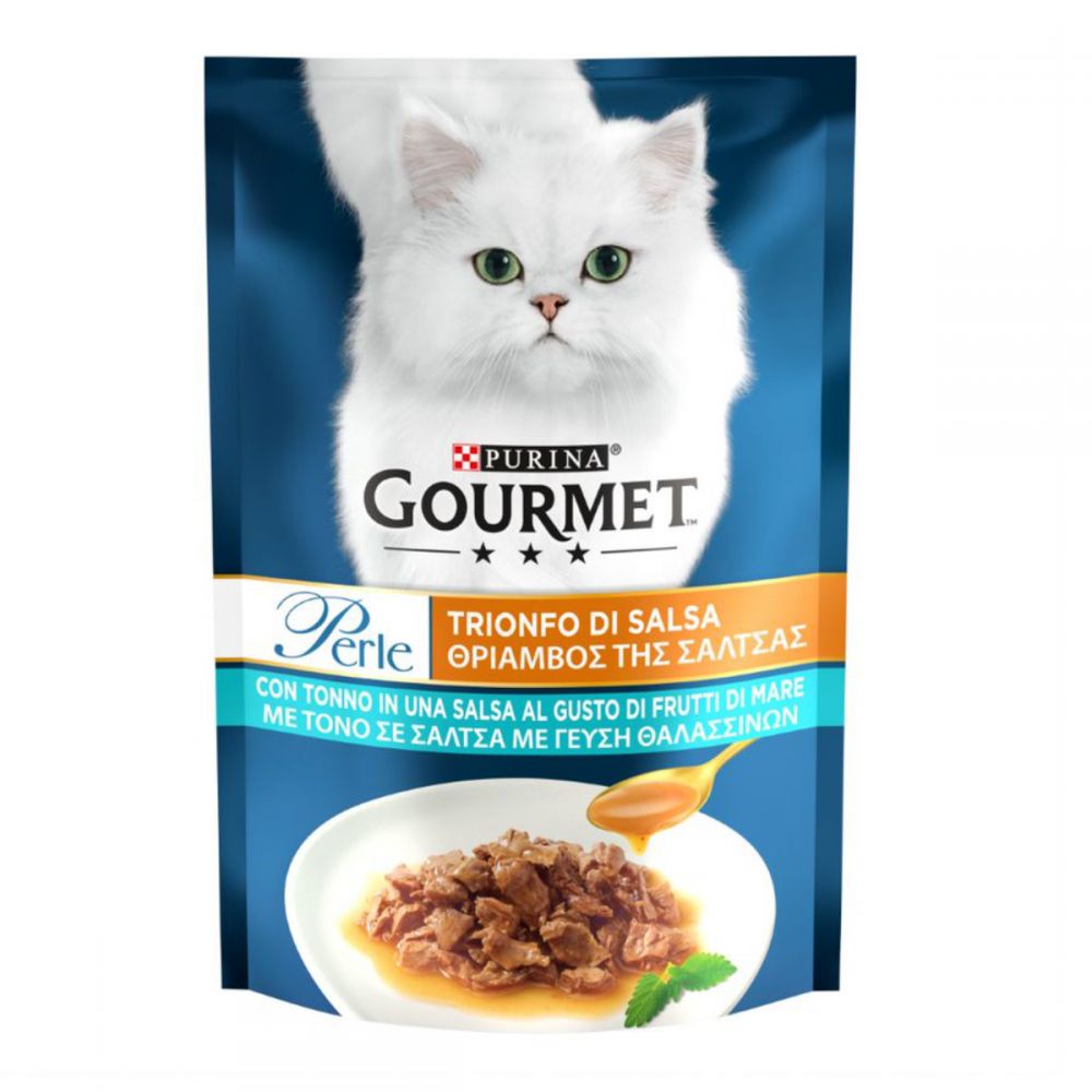 Gourmet Perle, З тунцем міні філе, консерва 26×85 г
