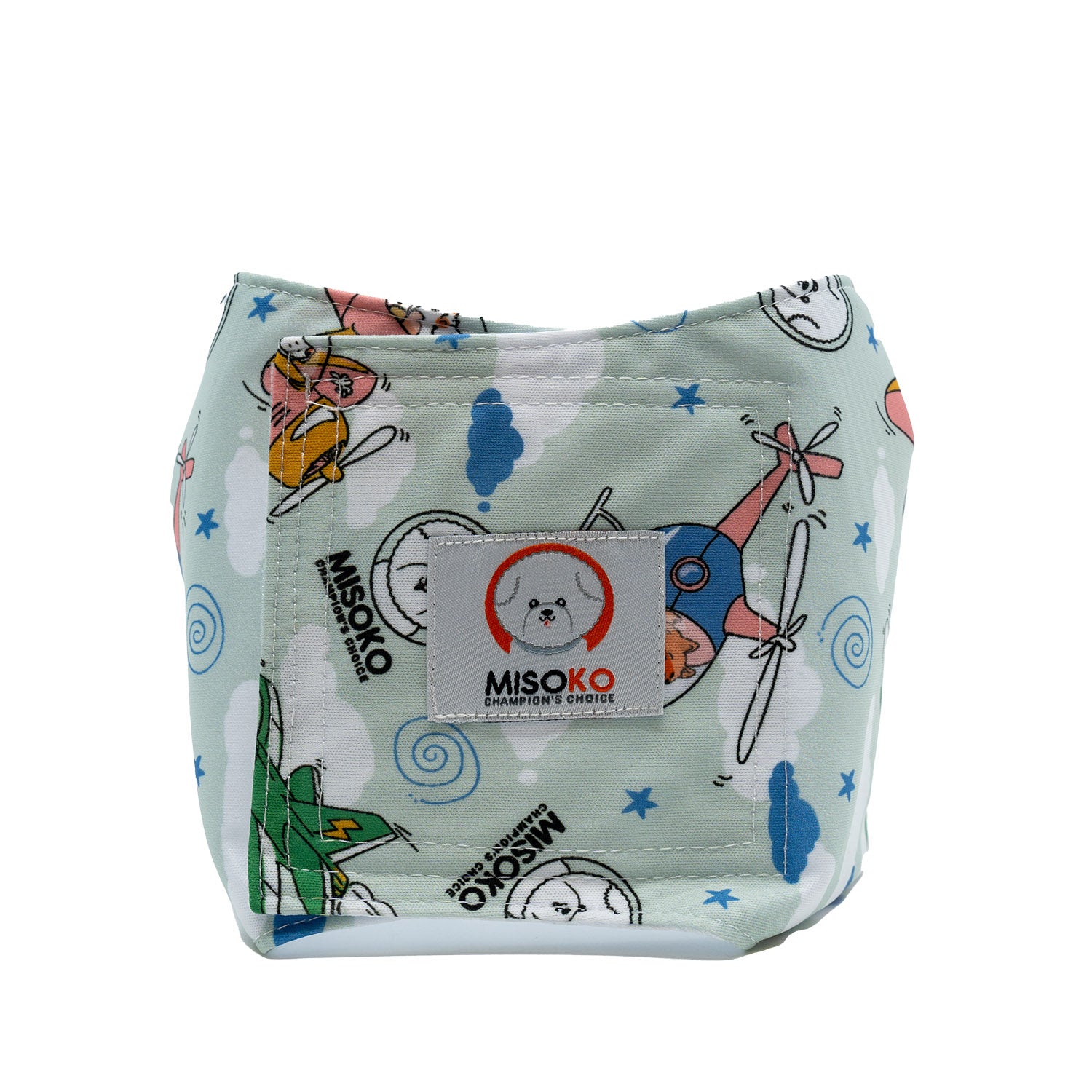 MISOKO Набір багаторазових підгузків для кобелів, Voyage, розмір XL, 3 шт