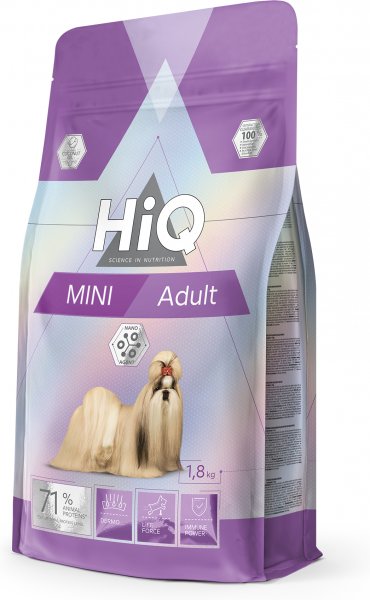 HiQ Mini Adult Сухий корм для дорослих собак малих порід, 1,8 кг