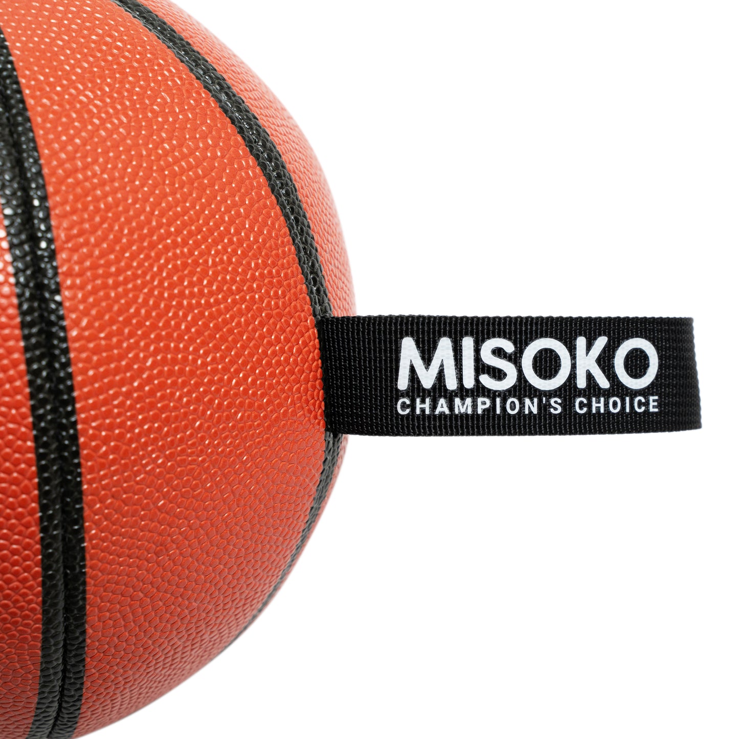 MISOKO Іграшка для собак, м'яч надувний, у формі баскетбольного м'яча, помаранчевий, 18.5 см