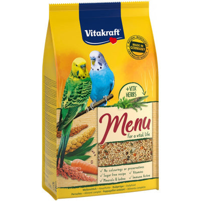 Корм Vitakraft Menu для хвилястих папуг 1 кг