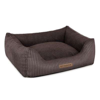 Лежак Pet Fashion DEVID для собак шоколадний 62*50*19