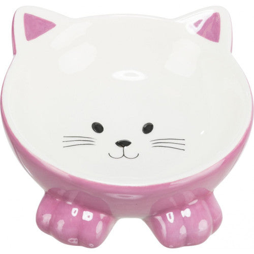 Миска Trixie для котів Котик керамічна 150 мл d-14 см