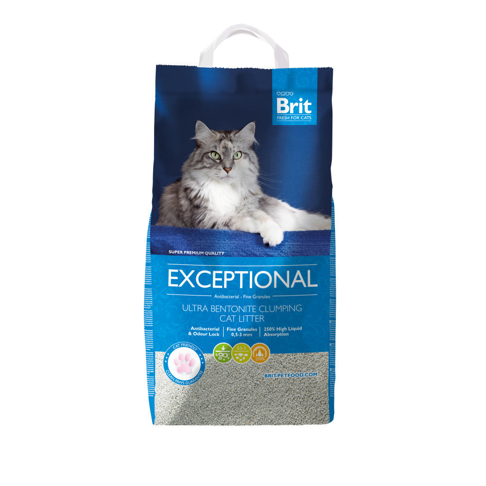 Наповнювач Brit Fresh Exceptional Ultra Bentonite для котячого туалету бентонітовий 10 кг