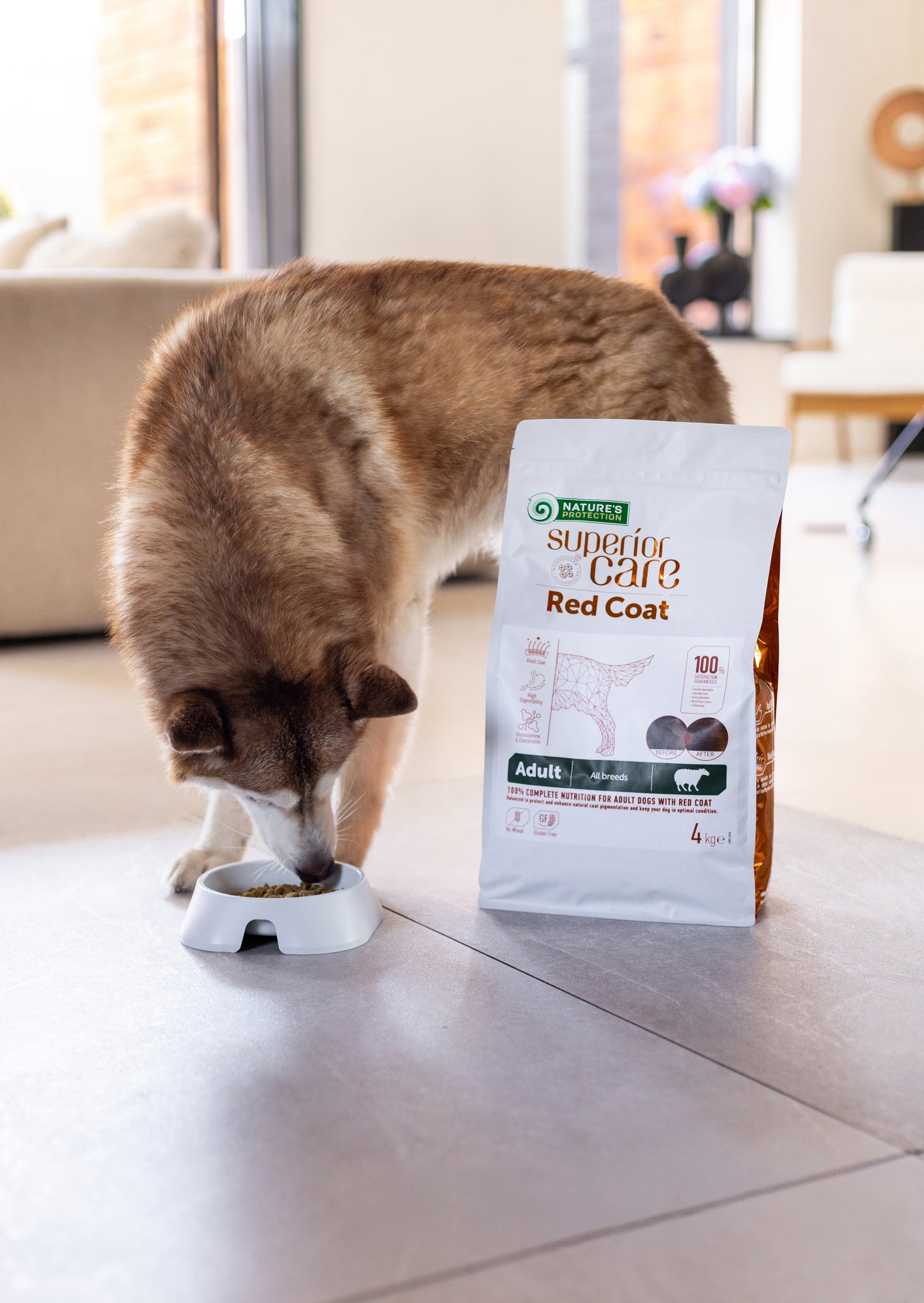 Nature's Protection Superior Care Red Coat Grain Free Lamb Adult All Breeds Сухий беззерновий корм для дорослих собак ус