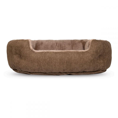 Лежак Pet Fashion BRIG для собак кавовий, 58*48*20
