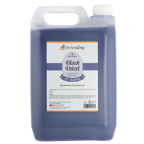 Шампунь Dezynadog Black Velvet Colour Enhance для посилення кольору чорної та темно-коричневої шерсті для усіх порід від