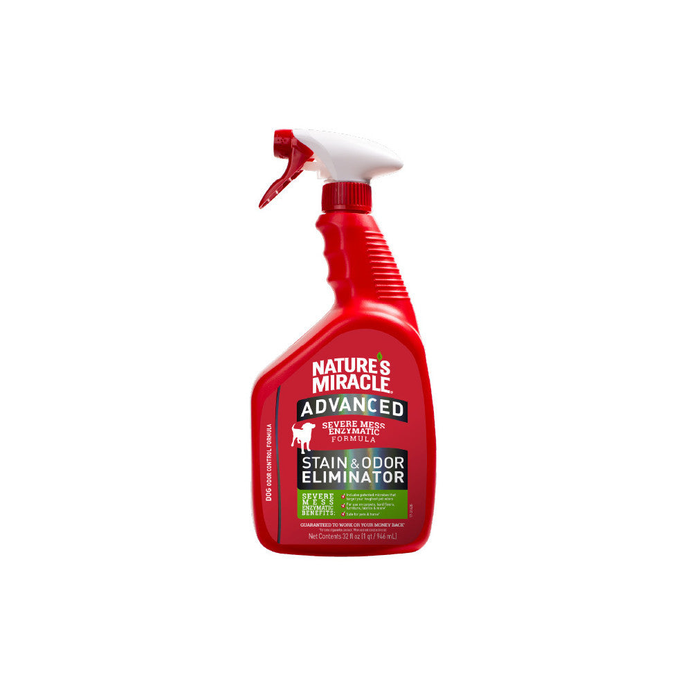 Засіб 8in1 Nature_s Miracle ADV Dog Stain and Odor Elimin Spray для усунення плям та запахів від собак з посиленою формулою 946 мл