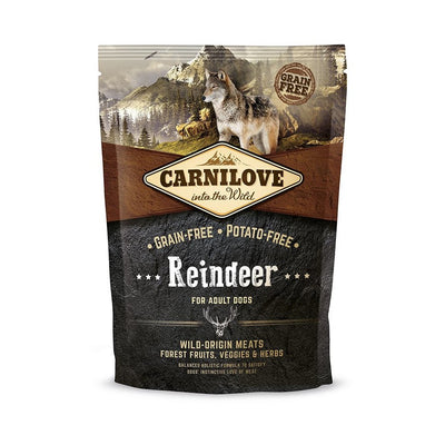Корм сухий Carnilove Adult Raindeer для дорослих собак усіх порід з північним оленем 1,5 кг