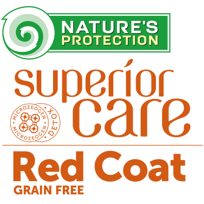Nature's Protection Superior Care Red Coat Grain Free Salmon Junior Small Breeds Сухий беззерновий корм для юніорів мали