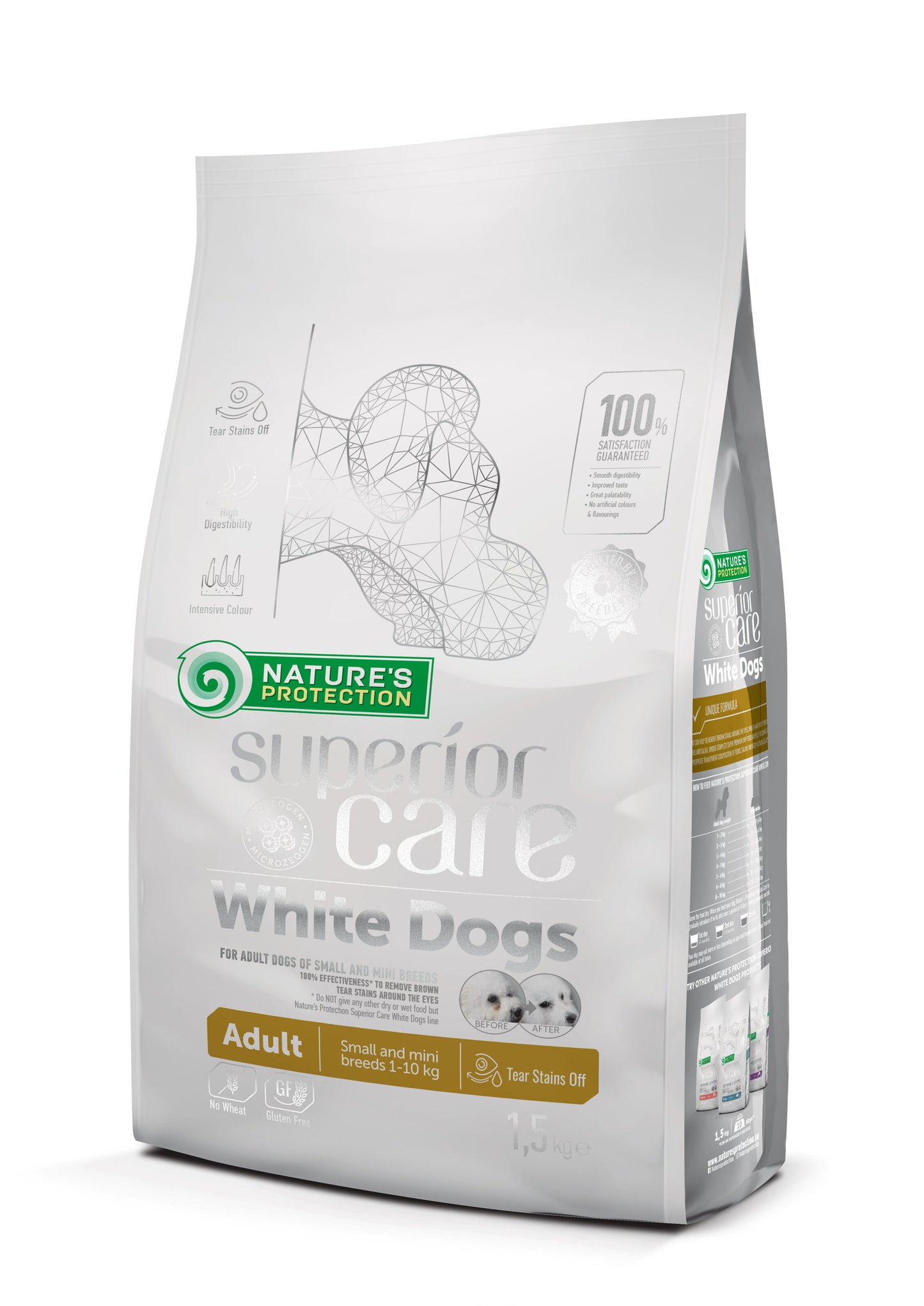 Nature's Protection Superior Care White Dogs Lamb Adult Small and Mini Breeds Сухий корм для дорослих собак малих порід 