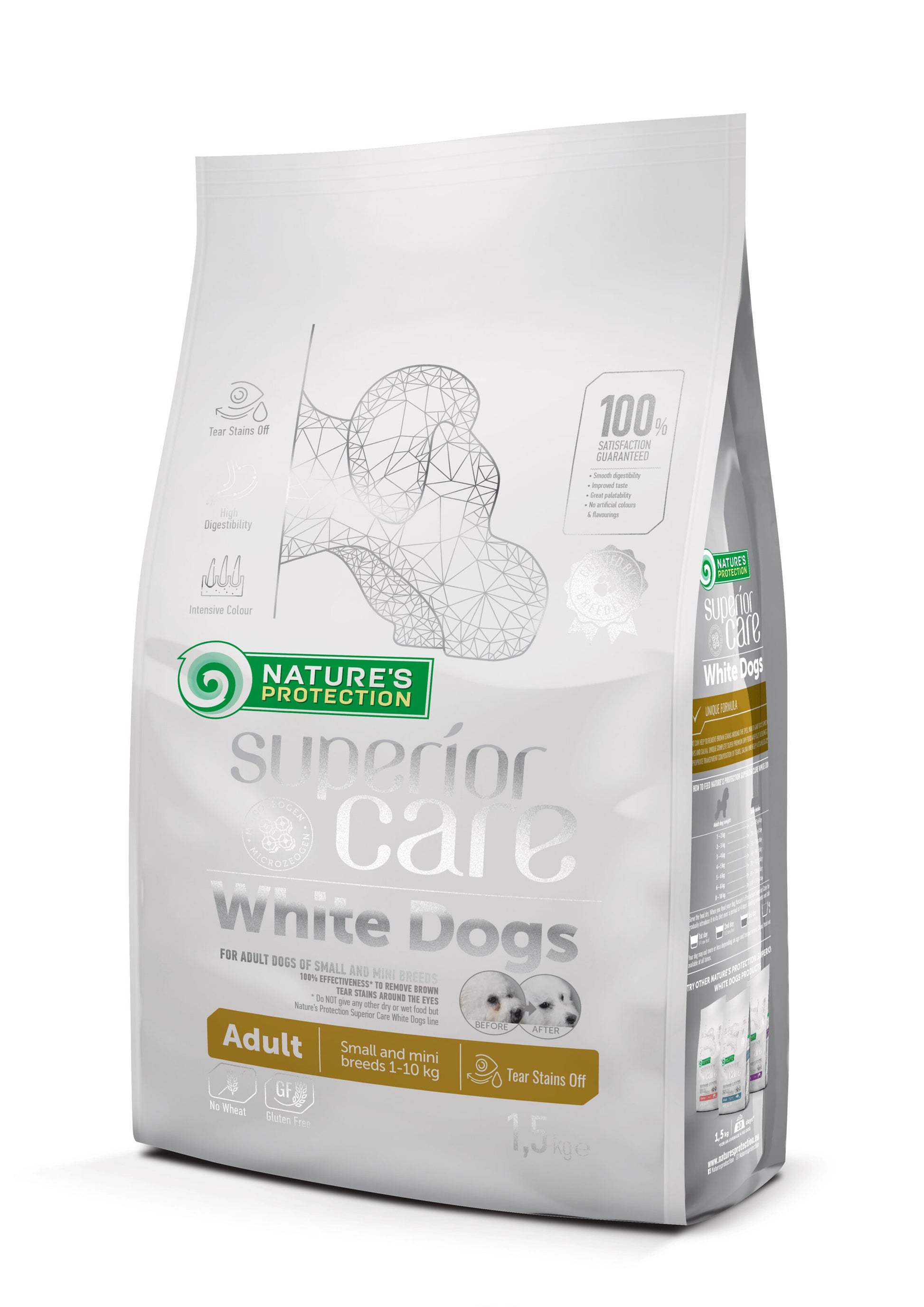 Nature's Protection Superior Care White Dogs Lamb Adult Small and Mini Breeds Сухий корм для дорослих собак малих порід 