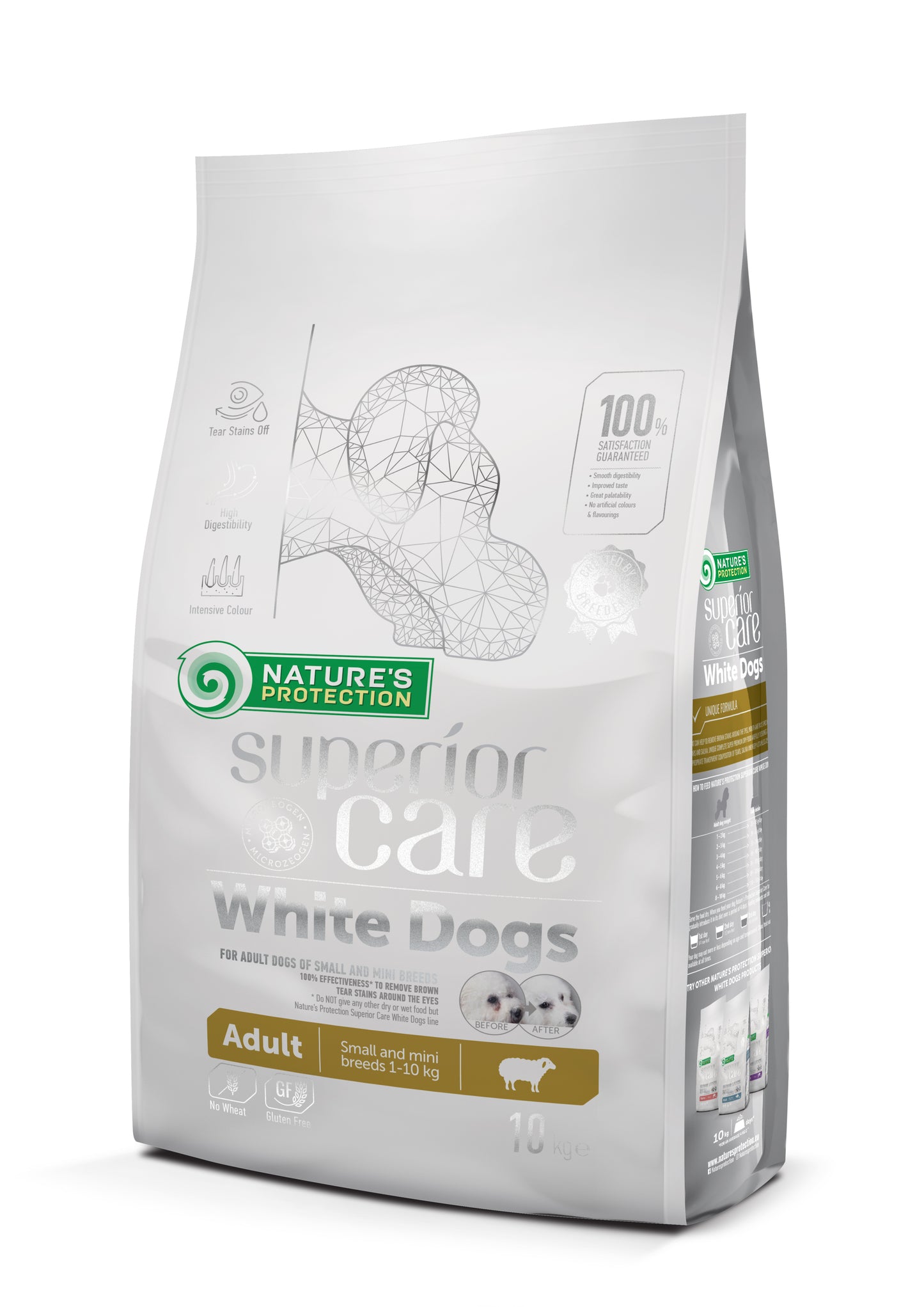 Nature's Protection Superior Care White Dogs Lamb Adult Small and Mini Breeds Сухий корм для дорослих собак малих порід 