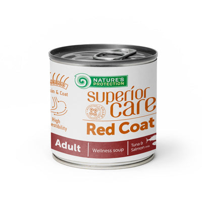 Nature's Protection Superior Care Red Coat Adult Soup Tuna & Salmon Суп для собак з рудим забарвленням з тунцем і лососе