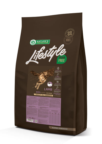 Nature's Protection Lifestyle Grain Free Lamb Adult All Breeds Сухий беззерновий корм для собак усіх порід з ягням, 10 к