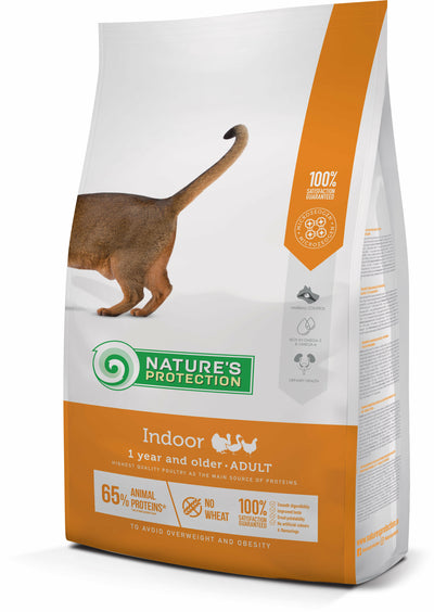 Nature's Protection Indoor Сухий корм для дорослих хатніх котів, 2 кг