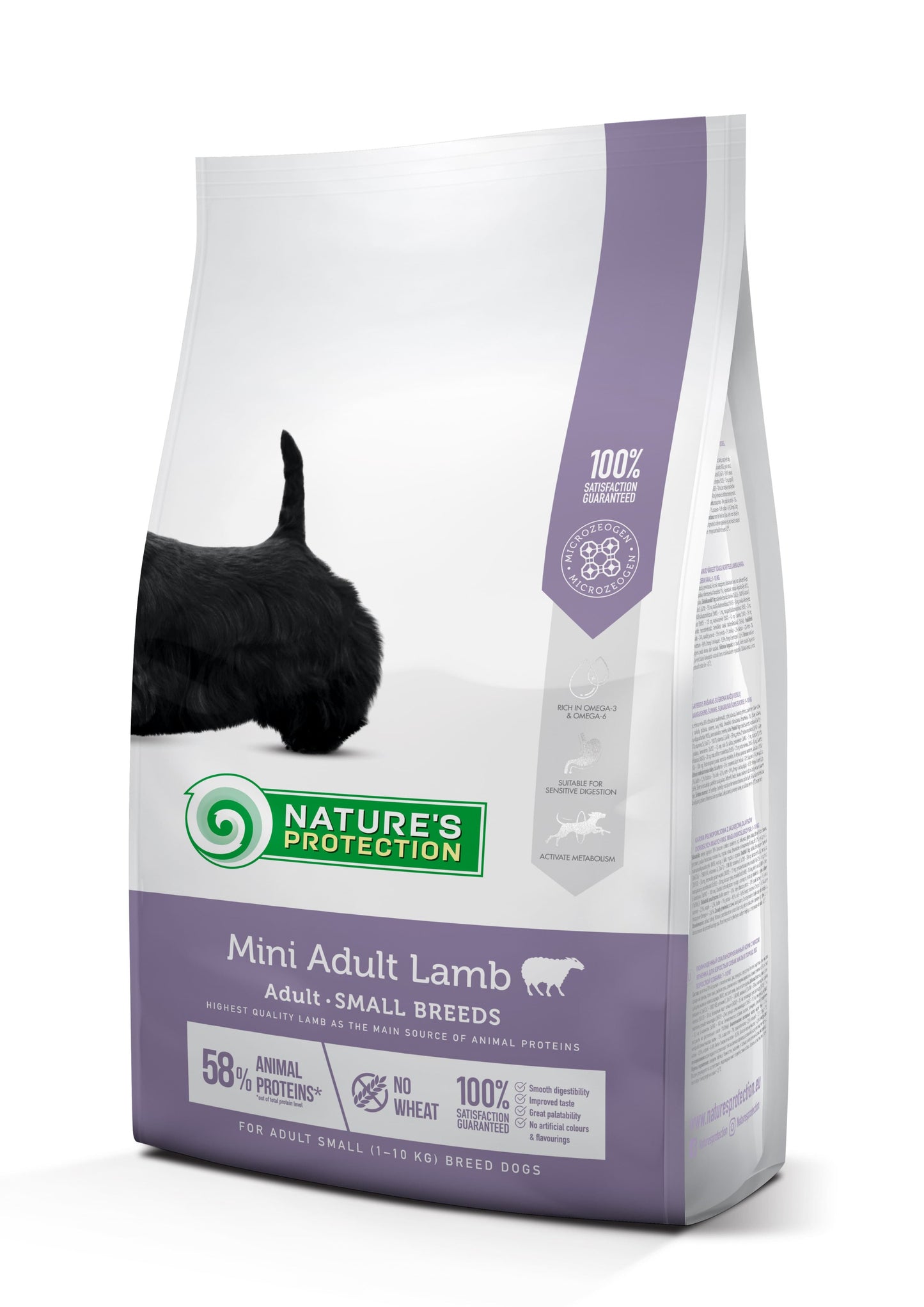 Nature's Protection Mini Adult Lamb Small Breeds Сухий корм для дорослих собак малих порід з ягням, 2 кг
