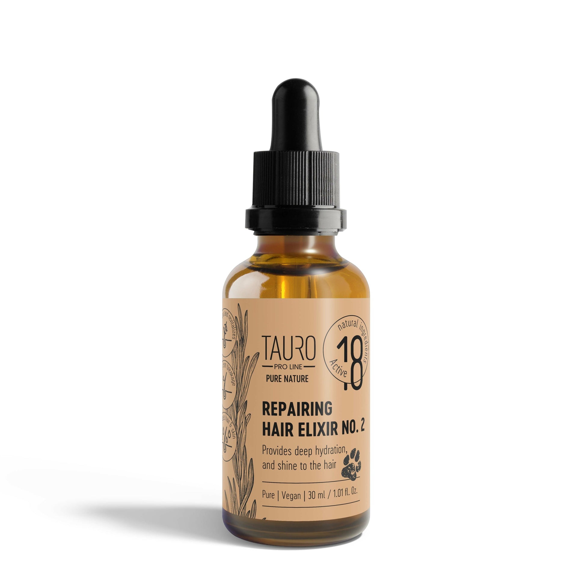 Tauro Pro Line Pure Nature Repairing Elixir No.2 Відновлювальний еліксир для шкіри та шерсті домашніх тварин, 30 мл