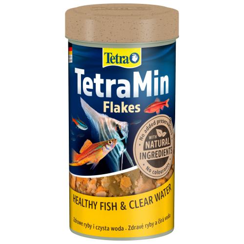 Корм сухий Tetra Min Flakes для тропічних акваріумних рибок в пластівцях 250 мл