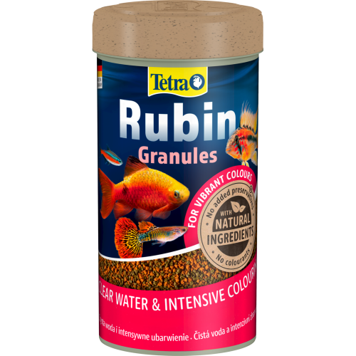Корм Tetra Rubin Granules для акваріумних рибок для яскравості забарвлення гранули 100 г/ 250 мл