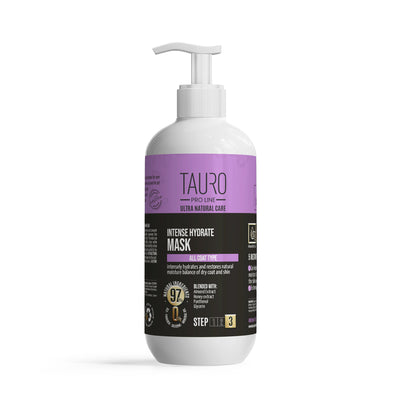 Tauro Pro Line Ultra Natural Care Intense Hydrate Mask Інтенсивно зволожувальна маска для шкіри та шерсті собак і котів,