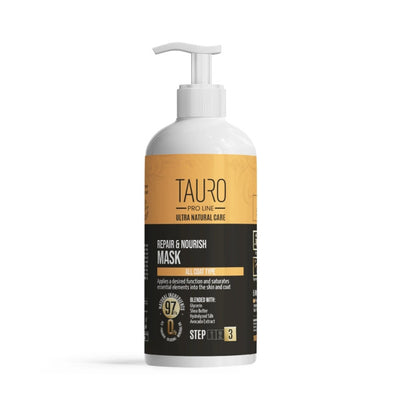 Tauro Pro Line Ultra Natural Care Repair and Nourish Mask Маска відновлення та живлення для шкіри та шерсті собак і коті