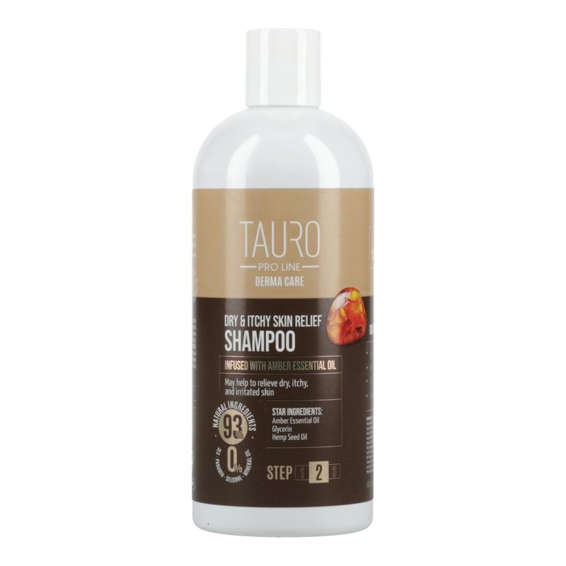 Tauro Pro Line Derma Care Dry & Itchy Skin Relief Shampoo Шампунь для усунення сухості і свербежу шкіри для собак і коті