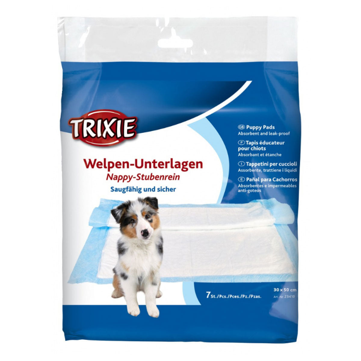 Пелюшки Trixie для собак целюлоза 30х50 см 7 шт