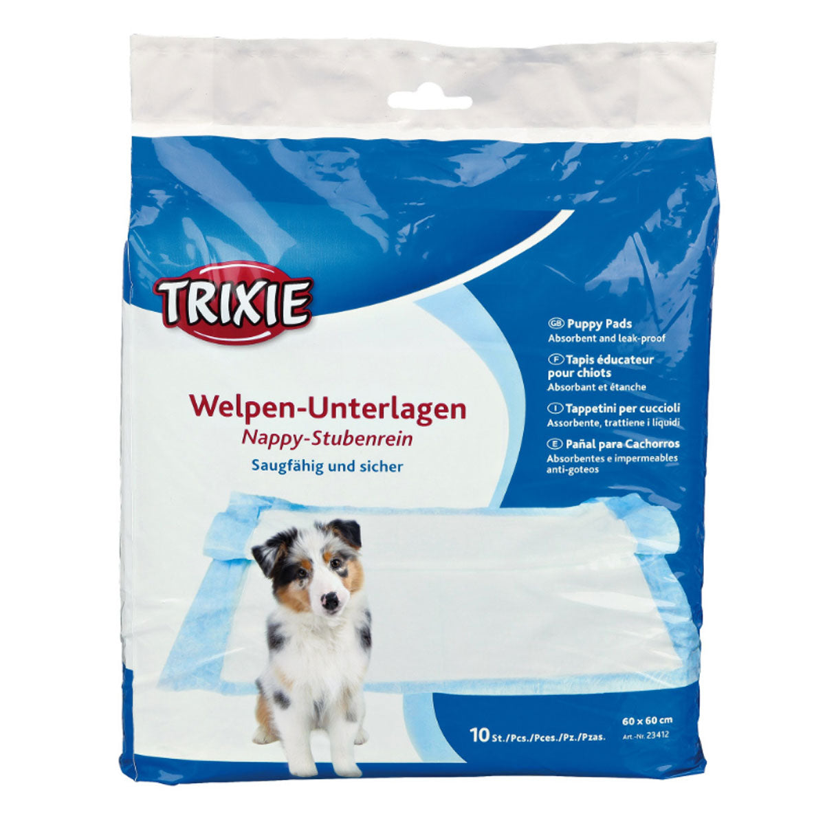Пелюшки Trixie для собак целюлоза 60х60 см 10 шт