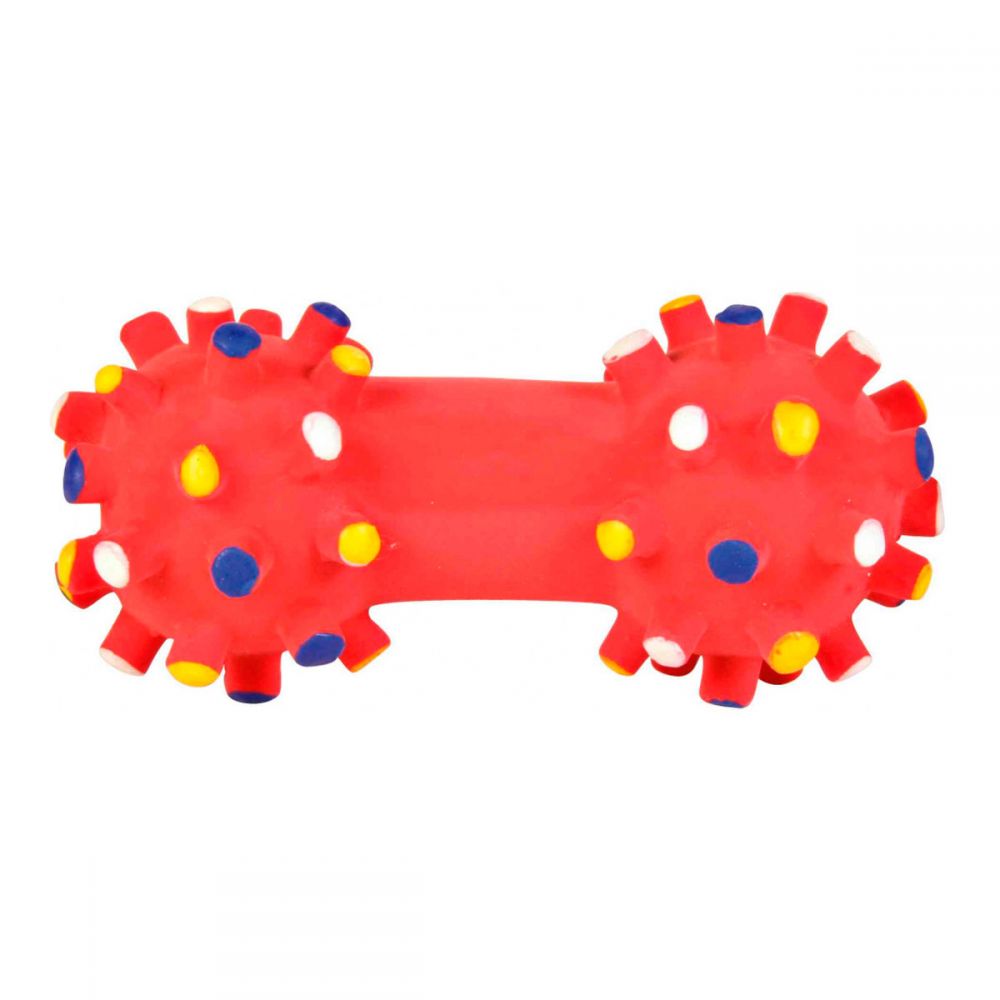 Іграшка Trixie Junior Mini Dumbbell для цуценят Гантель голчаста латекс 10 см