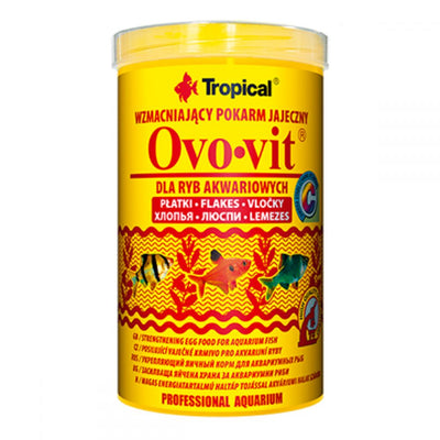 Корм Tropical Ovo-Vit для всіх акваріумних риб пластівці 200 г/ 1 л