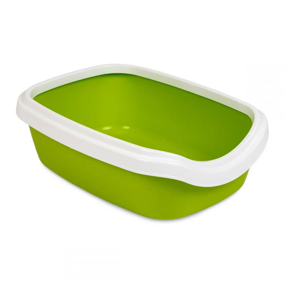 Туалет Природа Comfort M для котів лайм 41х30х13,5 см
