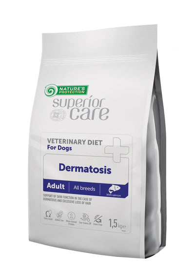Nature's Protection Superior Care Veterinary Diet Dermatosis Salmon Adult All Breeds Сухий беззерновий корм для здоров'я