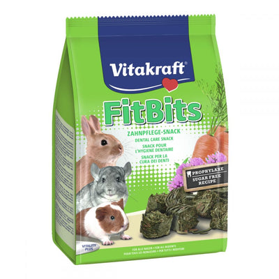 Ласощі Vitakraft Fit Bits для декоративних гризунів овочі та люцерна 500 г