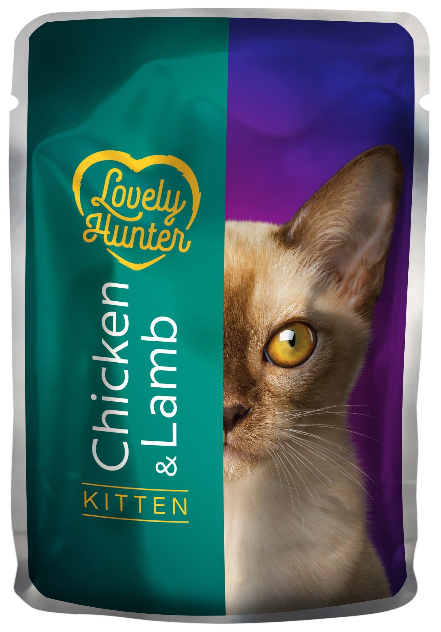 Lovely Hunter Kitten Chicken & Lamb Вологий корм для кошенят з куркою і ягням, 85 г