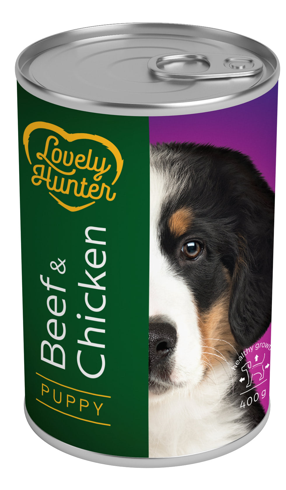 Lovely Hunter Puppy Beef & Chicken Вологий корм для цуценят з яловичиною і куркою, 400 г