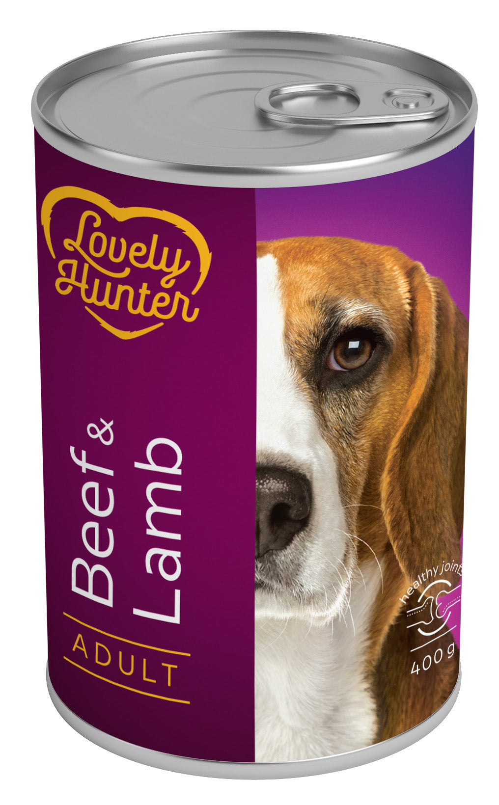 Lovely Hunter Adult Beef & Lamb Вологий корм для дорослих собак з яловичиною і ягням, 400 г