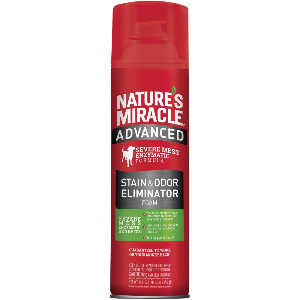Засіб 8in1 Nature_s Miracle Advanced Stain and Odor Eliminator для собак для видалення плям і запахів з посиленою формулою 518 мл