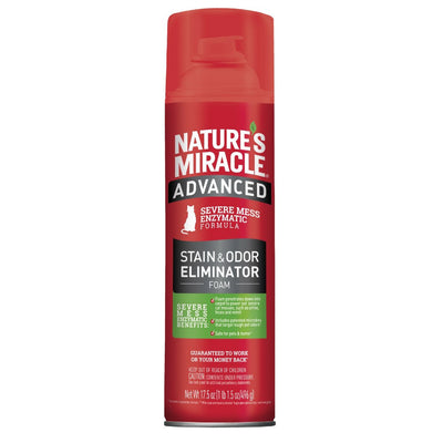 Засіб 8in1 Nature_s Miracle Advanced Cat Stain and Odor Foam для усунення плям та запахів з посиленою формулою 518 мл